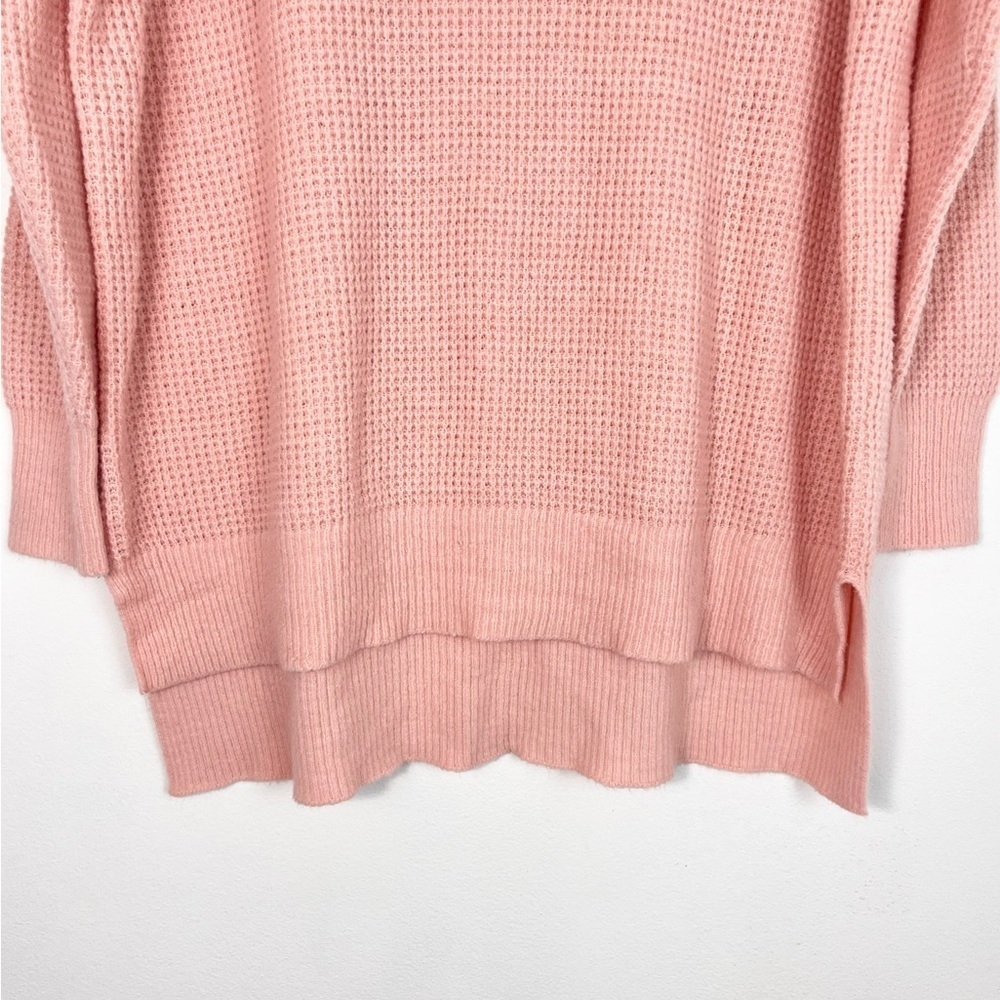 Free People Intimately Free C.O.M.F.Y.
Waffle Knit V-Neck Oversized Sweater - Picture 9 of 14